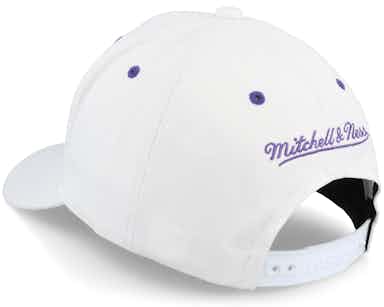 Los Angeles Lakers Oh Word Pro White Adjustable - Mitchell & Ness