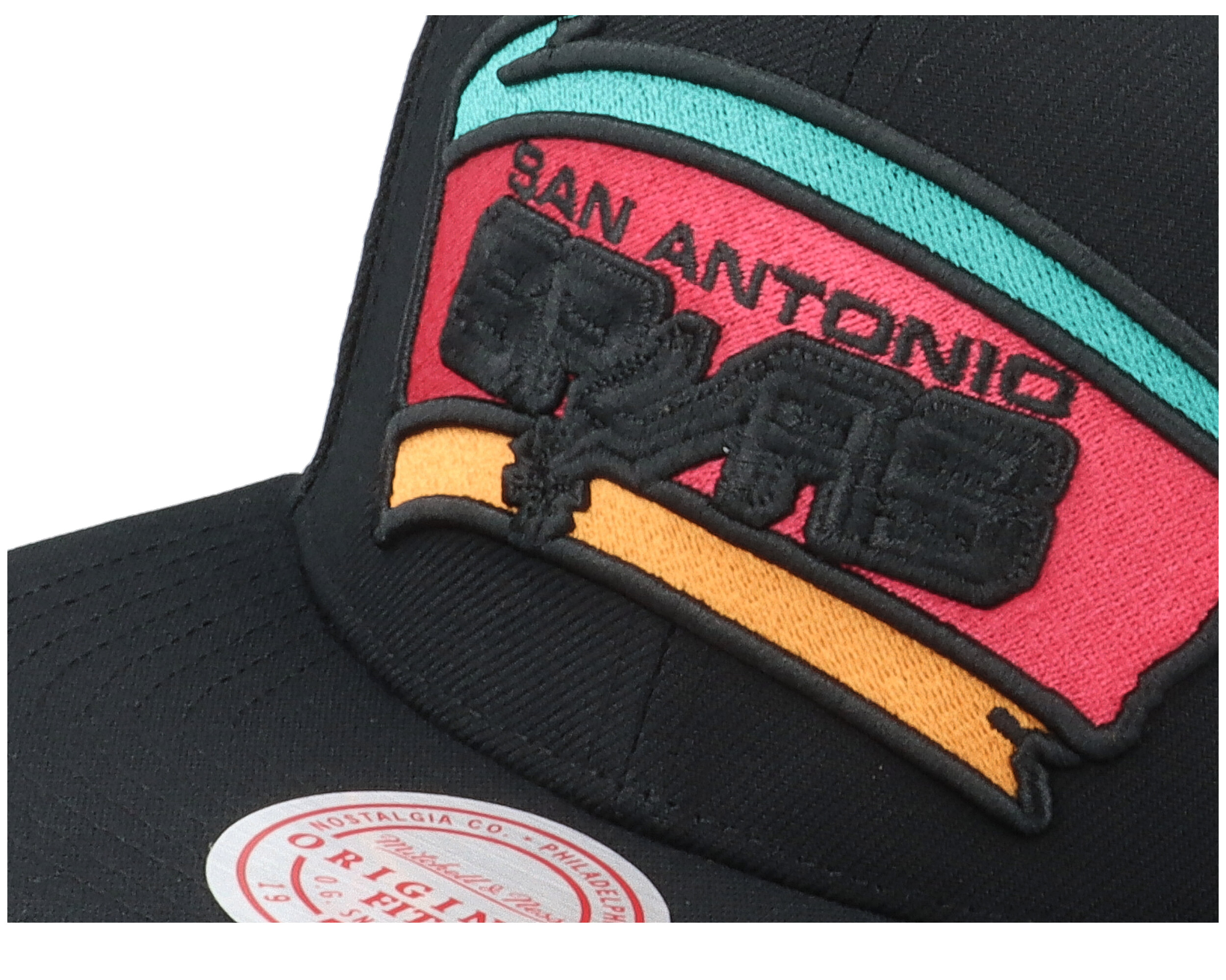 San Antonio Spurs Xl Logo Pop Black Snapback