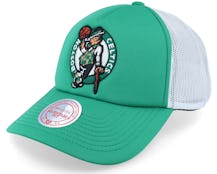 Boston Celtics Off The Backboard Green/White Trucker - Mitchell & Ness