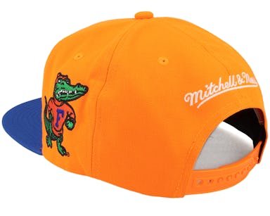 Florida Gators Half & Half Royal/Orange Snapback - Mitchell & Ness