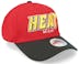 Miami Heat Shredder Stretch Red/Black Adjustable - Mitchell & Ness