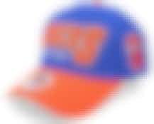 New York Knicks Shredder Stretch Blue/Orange Adjustable - Mitchell & Ness