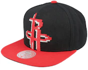 Houston Rockets 8 Bit Xl Black/Red Snapback
