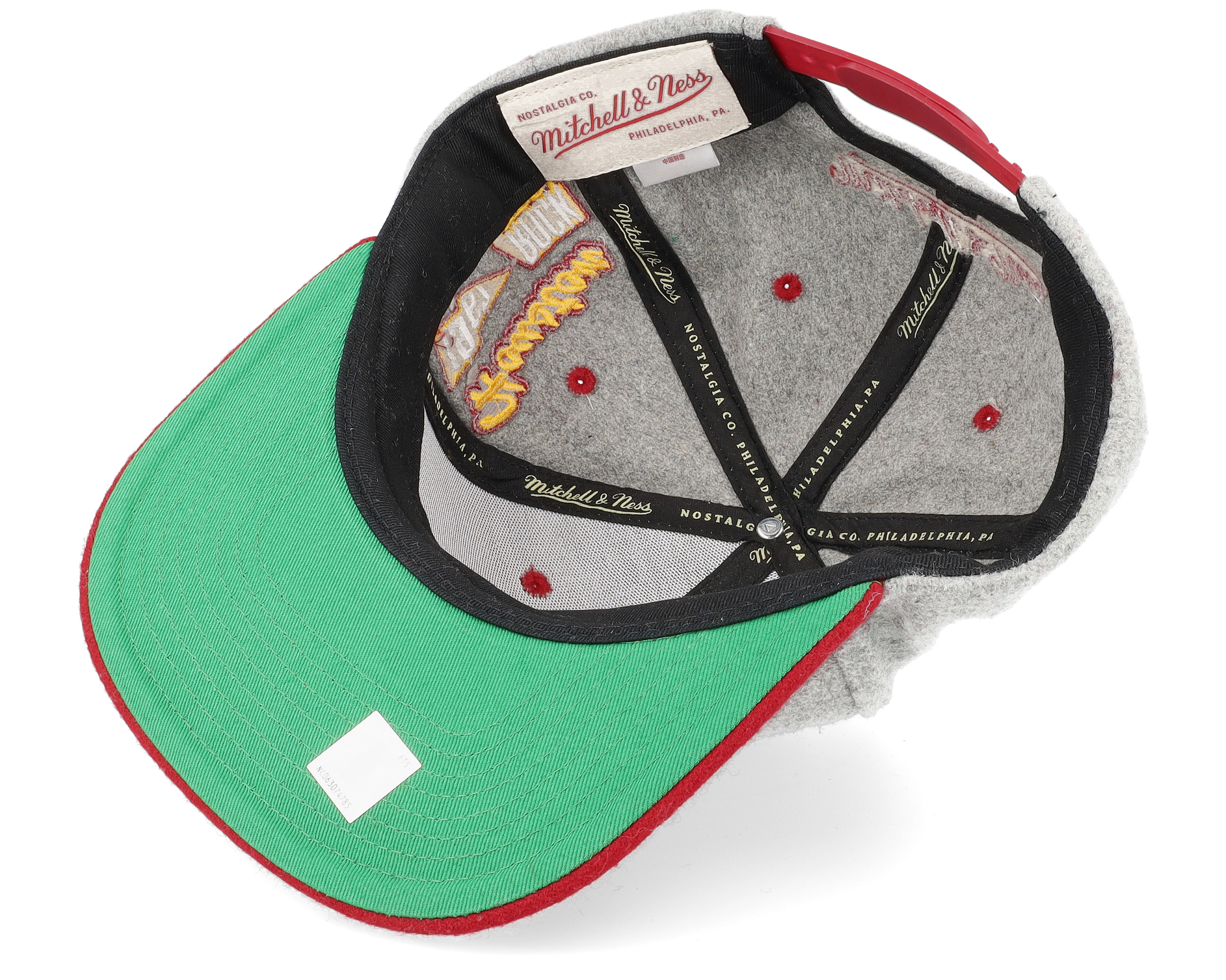 Houston Rockets キャップ グレー/レッド Men's Houston Rockets '47 Breaking Trail Clean Up Adjustable Cap