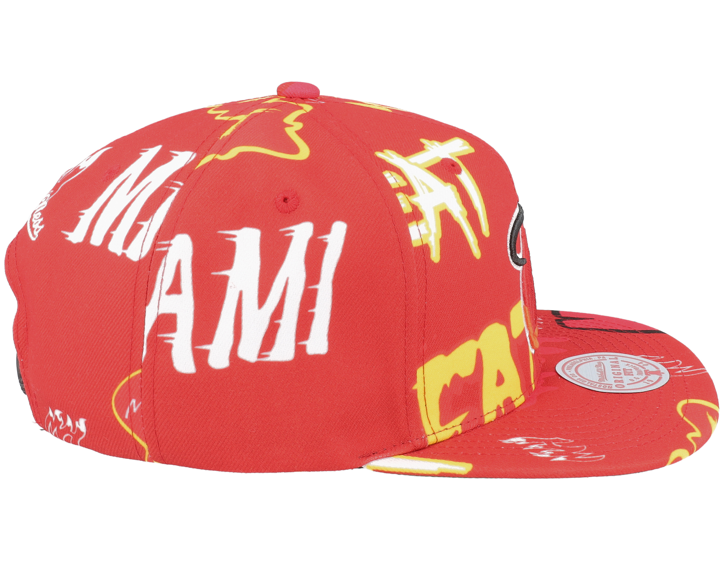 Miami Heat Sticker Pack Red Snapback