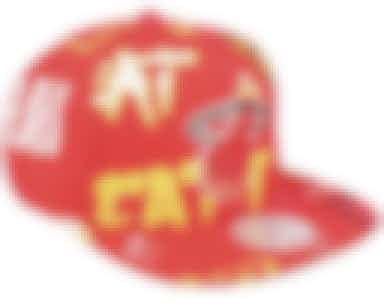 Miami Heat Sticker Pack Red Snapback - Mitchell & Ness