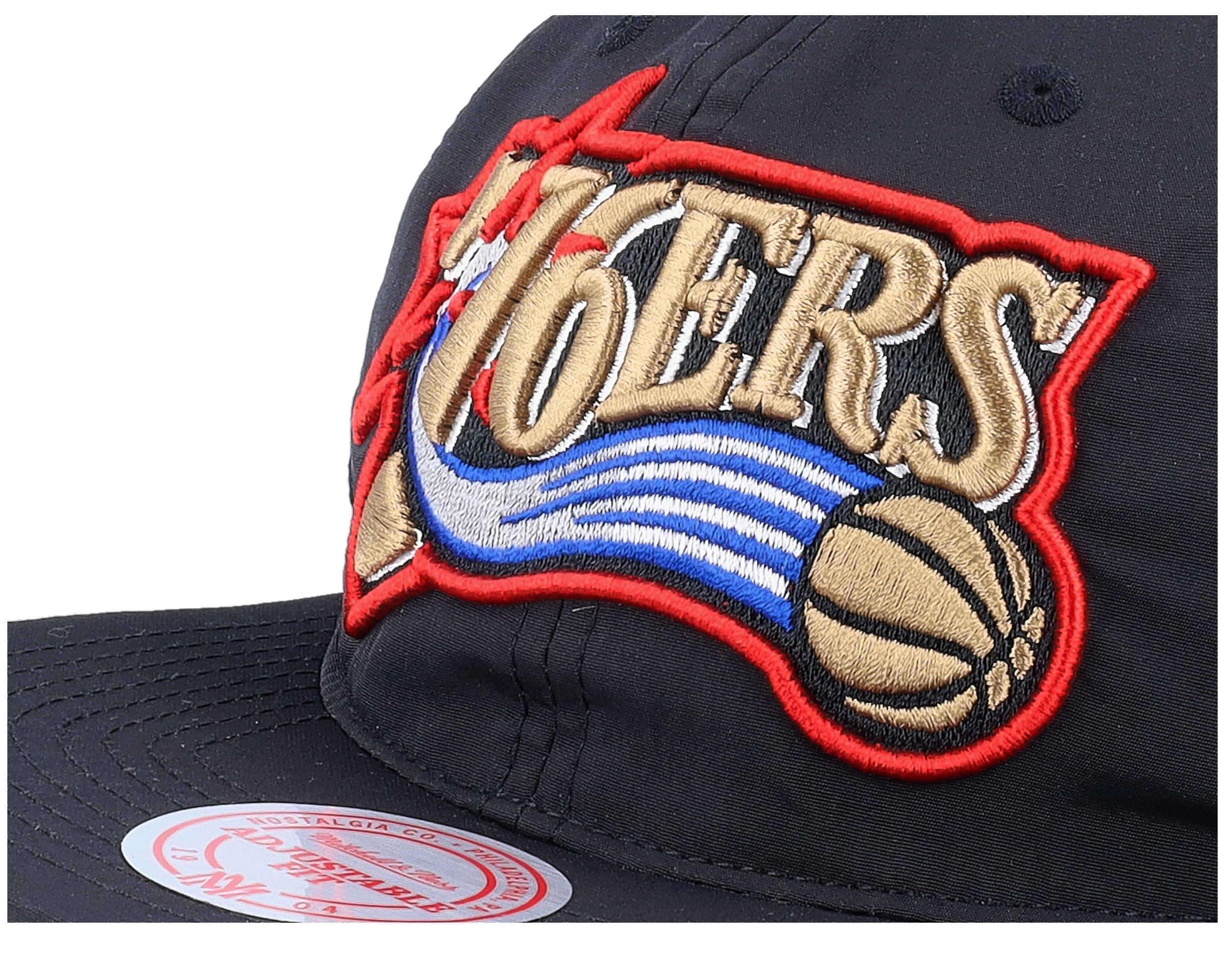 Philadelphia 76ers Nylon Szn Deadstock Black Snapback