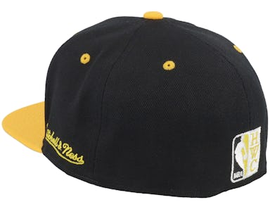 Seattle Supersonics Yellow Toe Black/Yellow Fitted - Mitchell & Ness