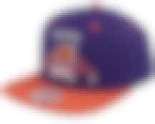 Phoenix Suns Monument Purple/Orange Snapback - Mitchell & Ness