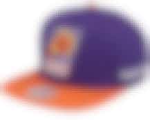 Phoenix Suns Back In Action Purple/Orange Snapback - Mitchell & Ness