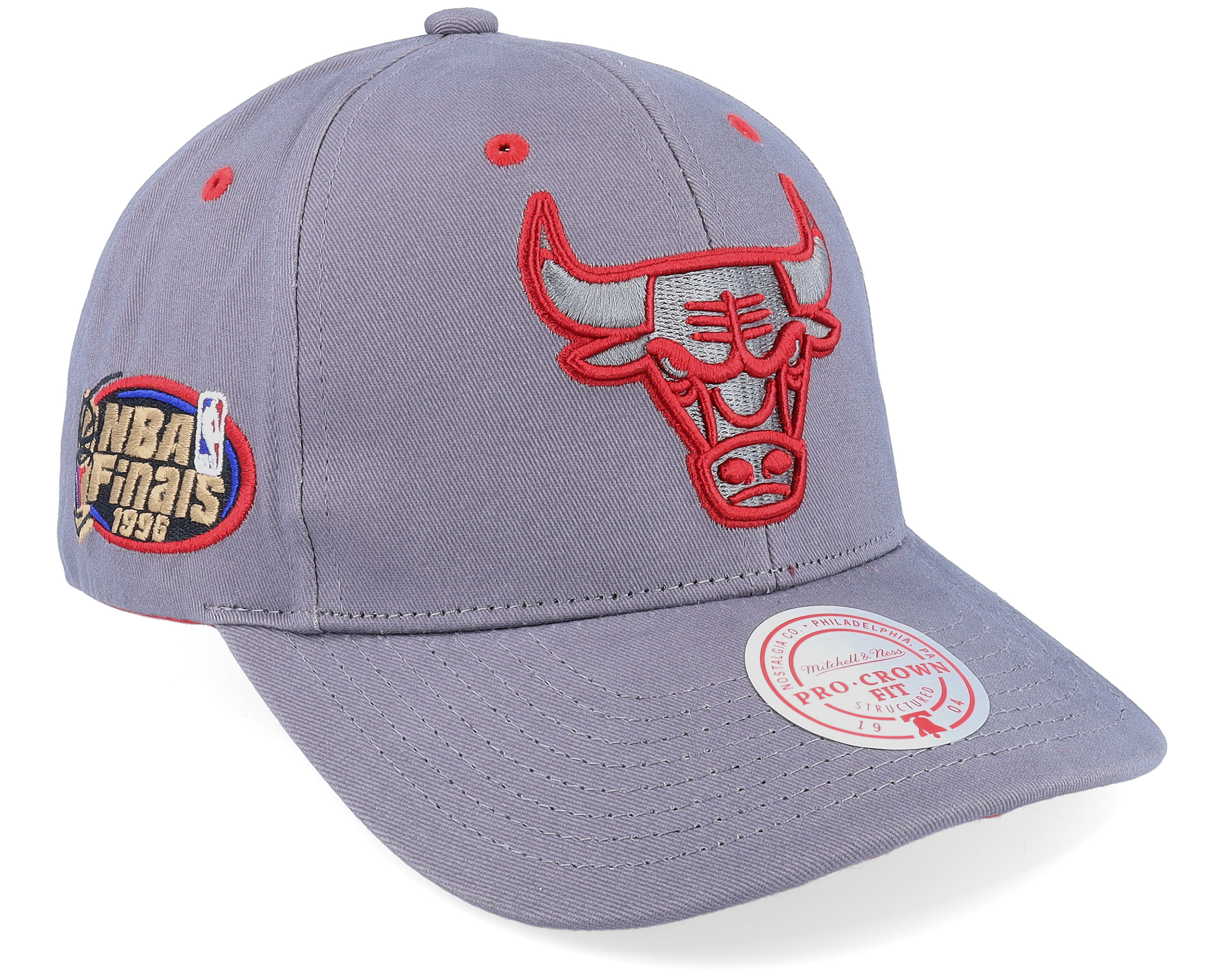 Chicago Bulls Space Knit Pro Grey Adjustable - Mitchell & Ness keps ...