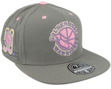 Golden State Warriors Lavender Dreams Hwc Grey Fitted - Mitchell & Ness
