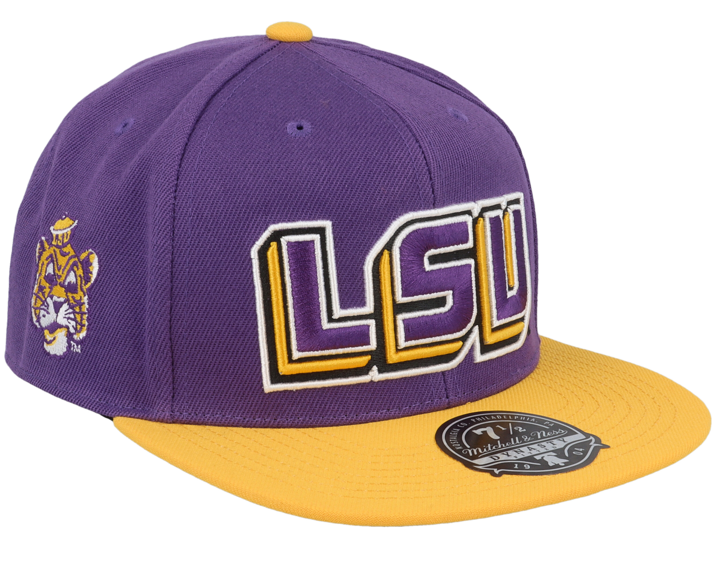 LSU Tigers Mitchell & Ness Beanie Mike GPA Two-Tone Snapback Hat - Pur —  Bengals & Bandits