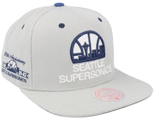 Seattle Supersonics The District Grey Snapback - Mitchell & Ness