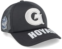Georgetown Hoyas Foam Team Origins Black Trucker - Mitchell & Ness