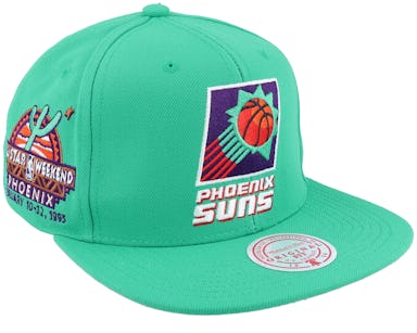 Mitchell & Ness Phoenix Suns Desert Green Snapback Mens Hat (Green)
