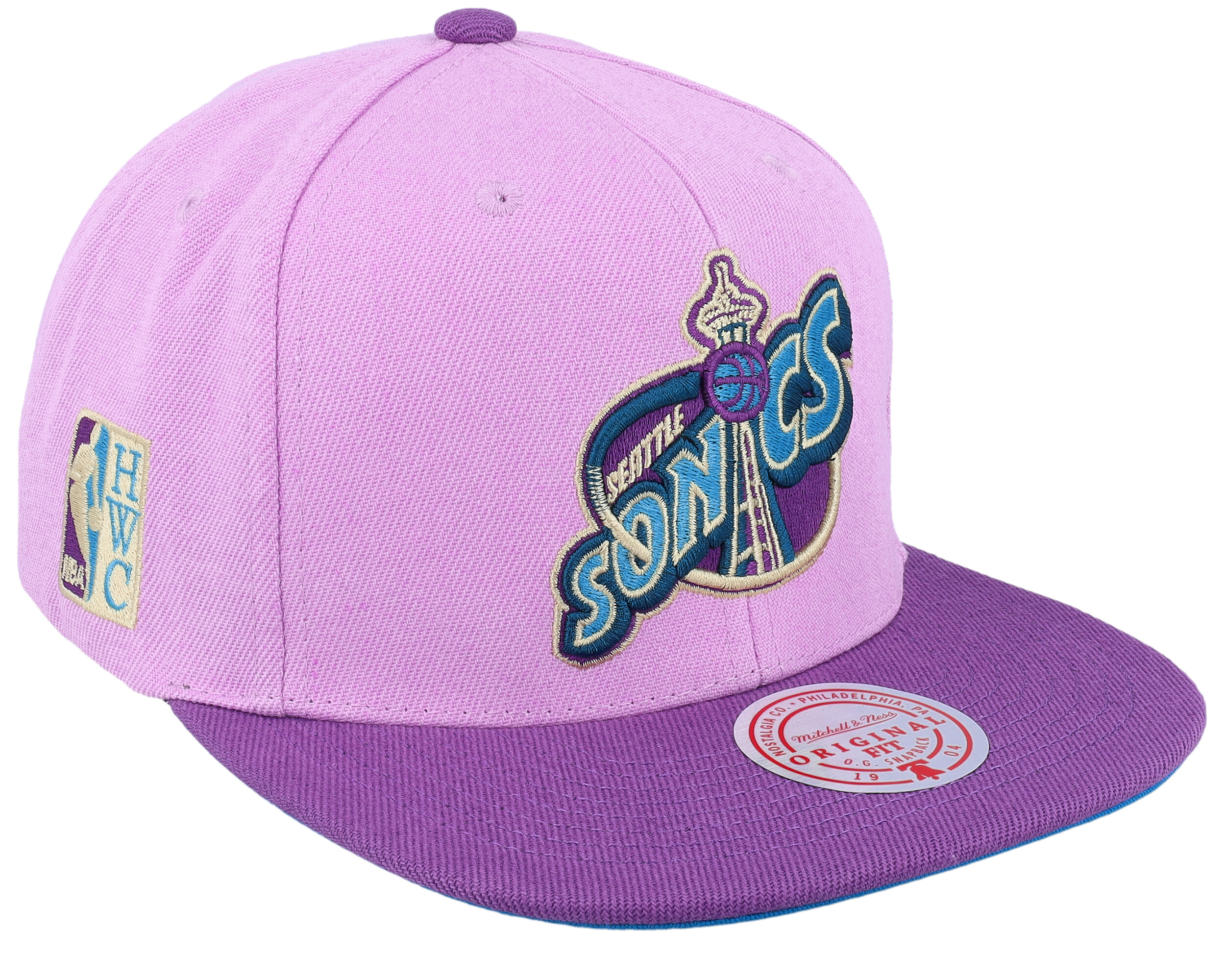 Mitchell & Ness Seattle Supersonics Dripped Snapback Cap for Men