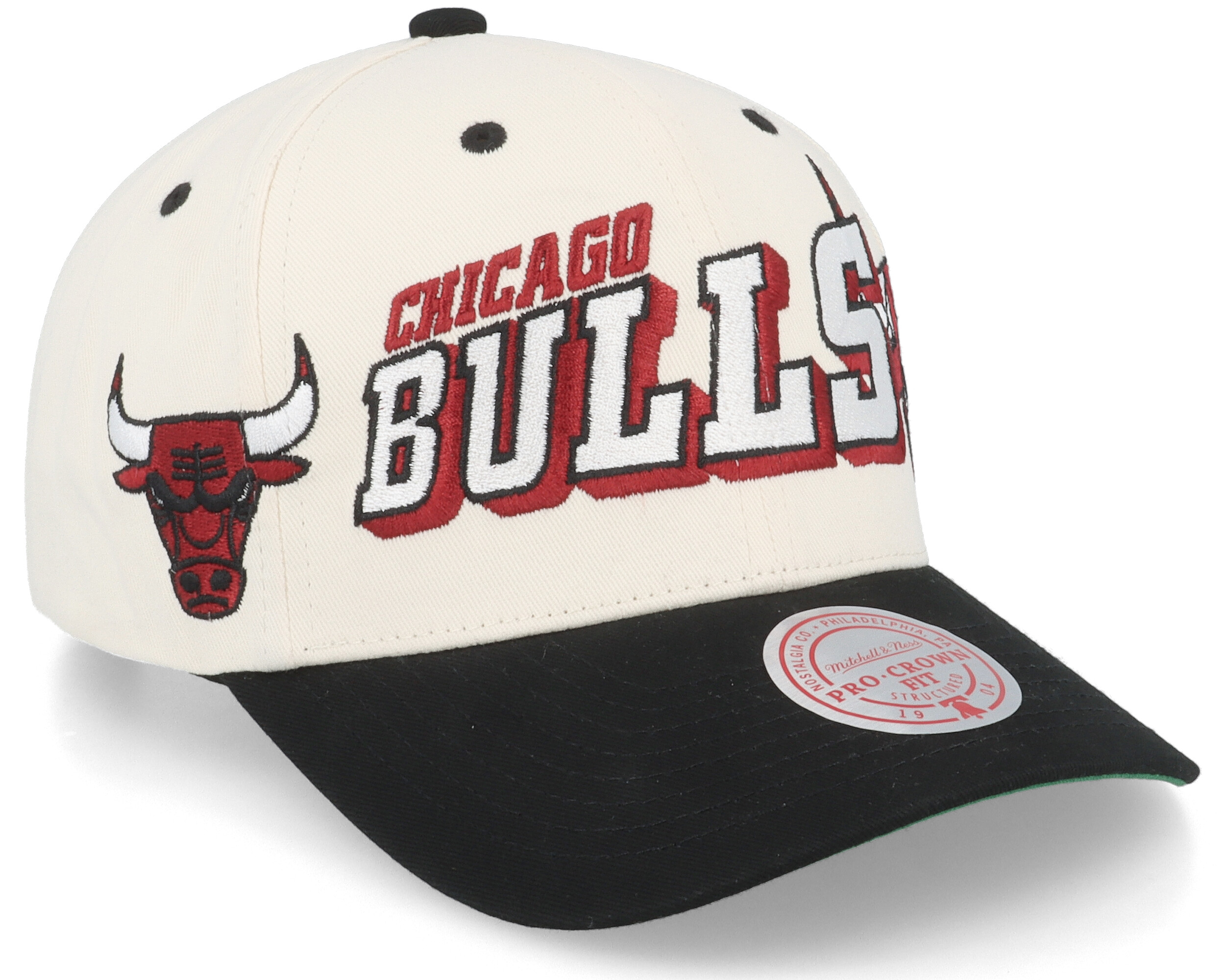 Hatstore Exclusive x Chicago Bulls Netlogo Cream/Black