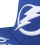 Tampa Bay Lightning Vintage Hat Trick Blue Snapback - Mitchell & Ness