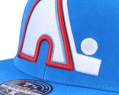Mitchell & Ness Quebec Nordiques '22-'23 Special Edition Lockup Snapback Adjustable Hat, Men's, Blue
