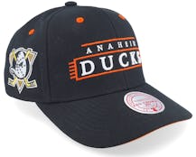 Anaheim Ducks Team Lofi Pro Black Adjustable - Mitchell & Ness