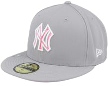 New York Yankees MLB22 Mothers Day 59FIFTY Grey Fitted - New Era