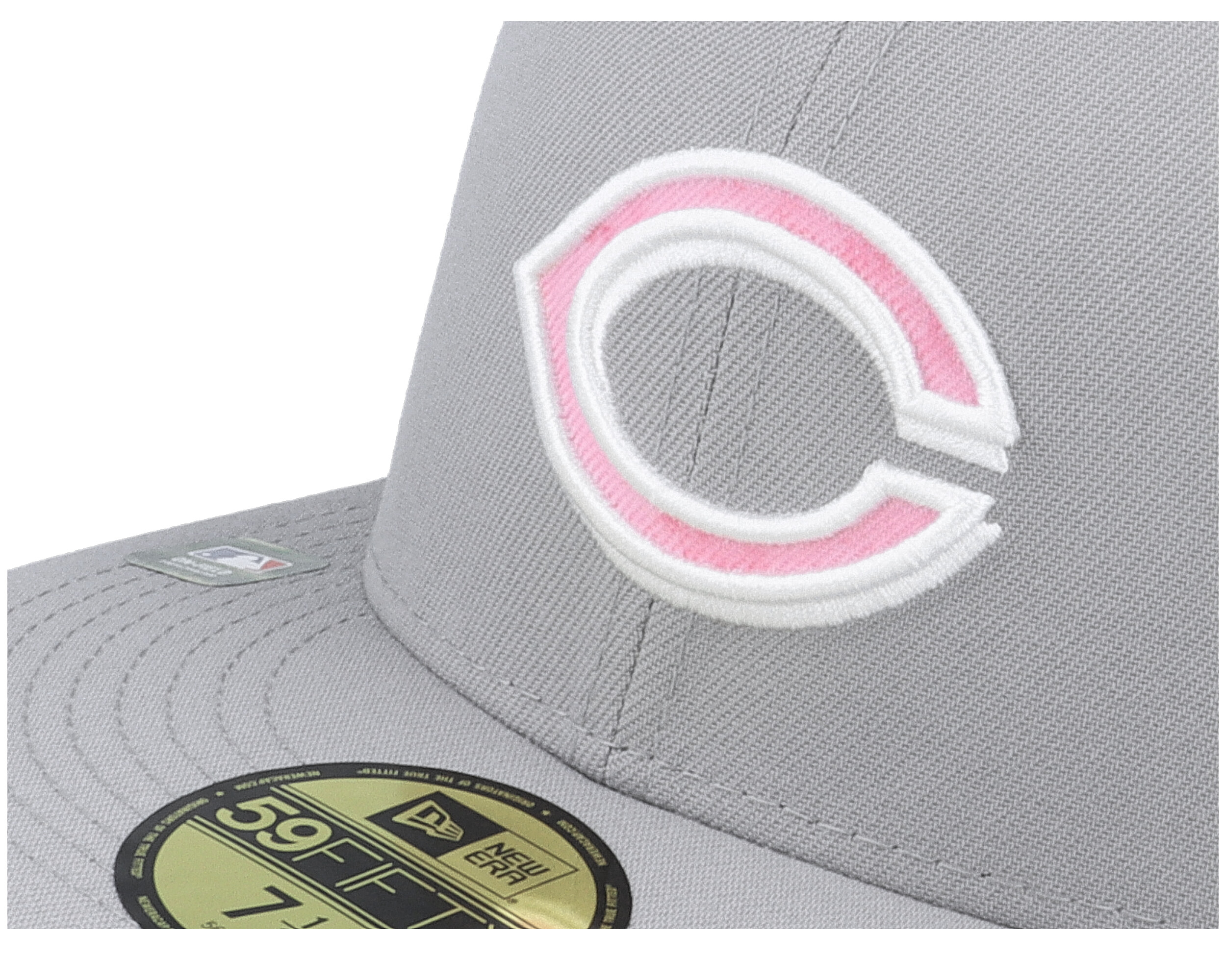 Cincinnati Reds MLB22 Mothers Day 59FIFTY Grey Fitted