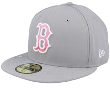 Boston Red Sox MLB22 Mothers Day 59Fifty Grey Fitted - New Era