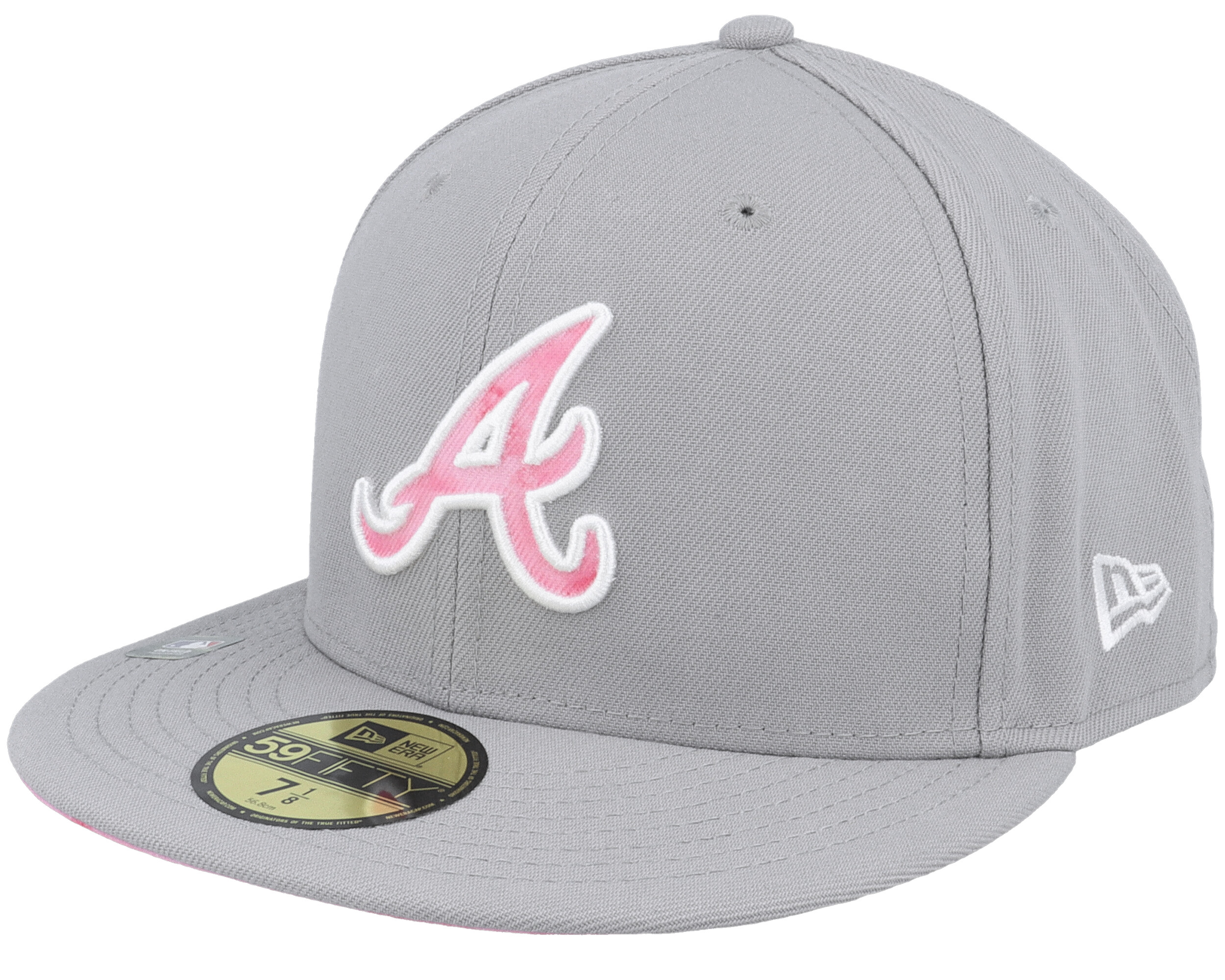 Atlanta Braves MLB22 Mothers Day 59FIFTY Grey Fitted - New Era cap