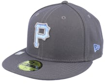 Pittsburgh Pirates MLB22 Fathers Day 59FIFTY Charcoal Fitted - New Era