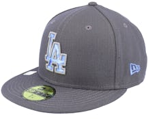 Los Angeles Dodgers MLB22 Fathers Day 59FIFTY Charcoal Fitted - New Era