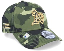 Oakland Athletics Armed Forces Day 9FORTY Camo Adjustable - New Era