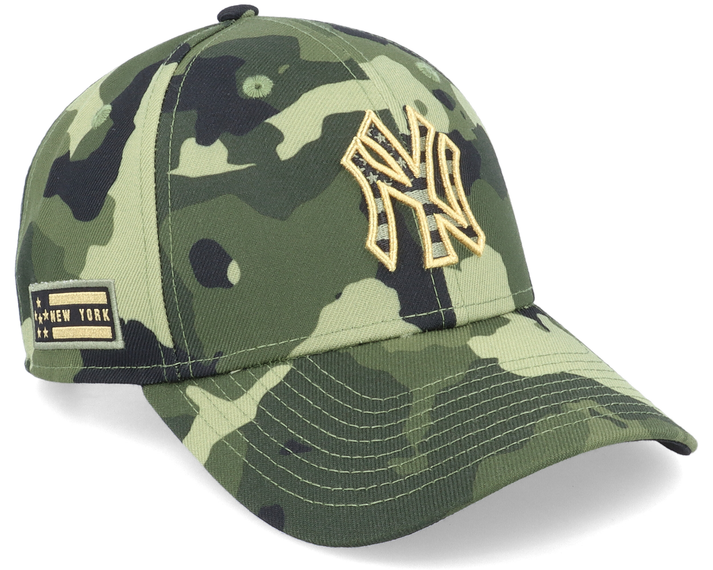 New York Yankees Armed Forces Day 9FORTY Camo Adjustable New Era cap