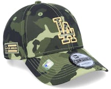 Los Angeles Dodgers Armed Forces Day 9FORTY Camo Adjustable - New Era