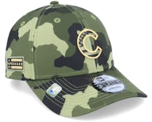 Chicago Cubs Armed Forces Day 9FORTY Camo Adjustable - New Era