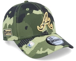 Atlanta Braves Armed Forces Day 9FORTY Camo Adjustable - New Era