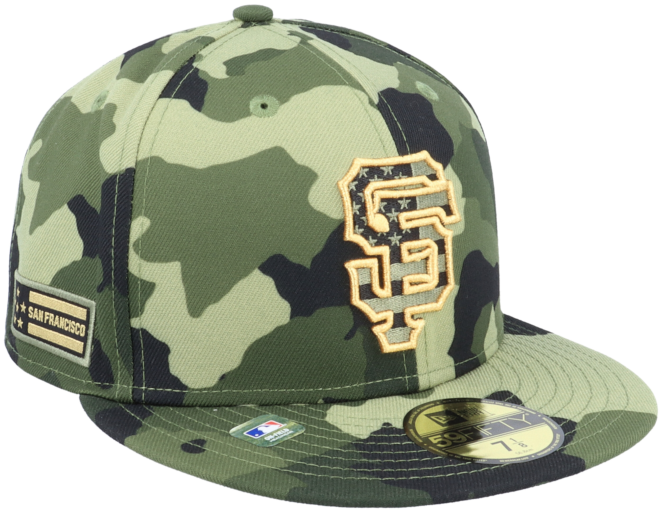 San Francisco Giants New Era MLB Armed Forces Day On-Field 59FIFTY Fitted  Hat - Camo