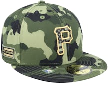 Pittsburgh Pirates Armed Forces Day 59FIFTY Camo Fitted - New Era