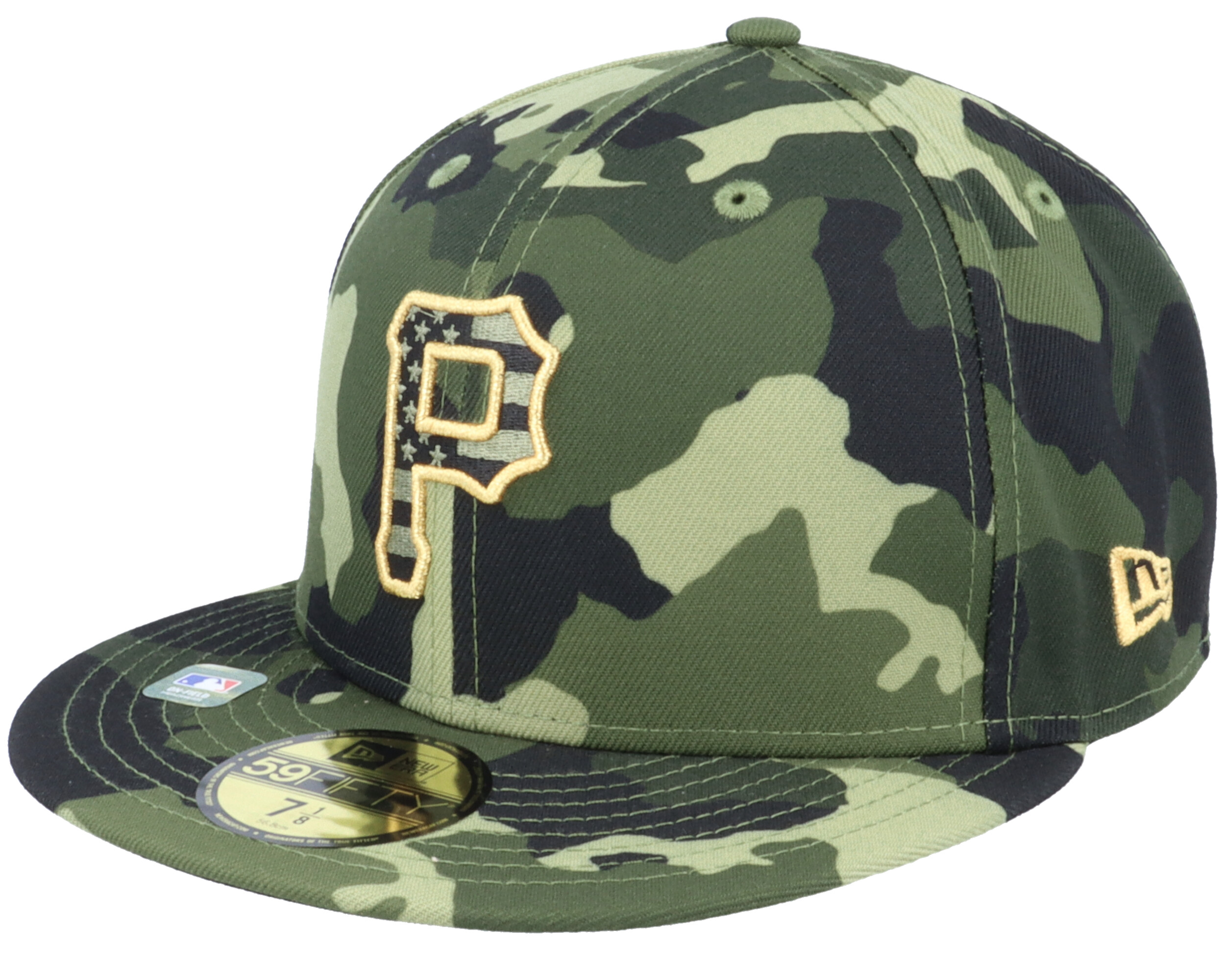 Pittsburgh Pirates Armed Forces Day 59FIFTY Camo Fitted - New Era