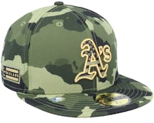 Oakland Athletics Armed Forces Day 59FIFTY Camo Fitted - New Era
