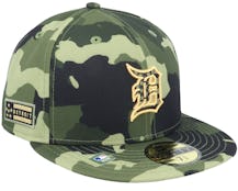 Detroit Tigers Armed Forces Day 59FIFTY Camo Fitted - New Era