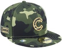 Chicago Cubs Armed Forces Day 59FIFTY Camo Fitted - New Era