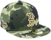 Boston Red Sox Armed Forces Day 59FIFTY Camo Fitted