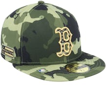 Boston Red Sox Armed Forces Day 59FIFTY Camo Fitted - New Era