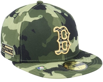 Boston Red Sox Armed Forces Day 59FIFTY Camo Fitted