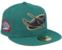 Tampa Bay Rays Mossy Meadows 59FIFTY Green Fitted - New Era