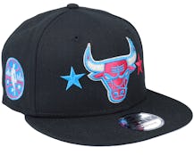 Chicago Bulls NBA22 All Star Game Starry Black Snapback - New Era