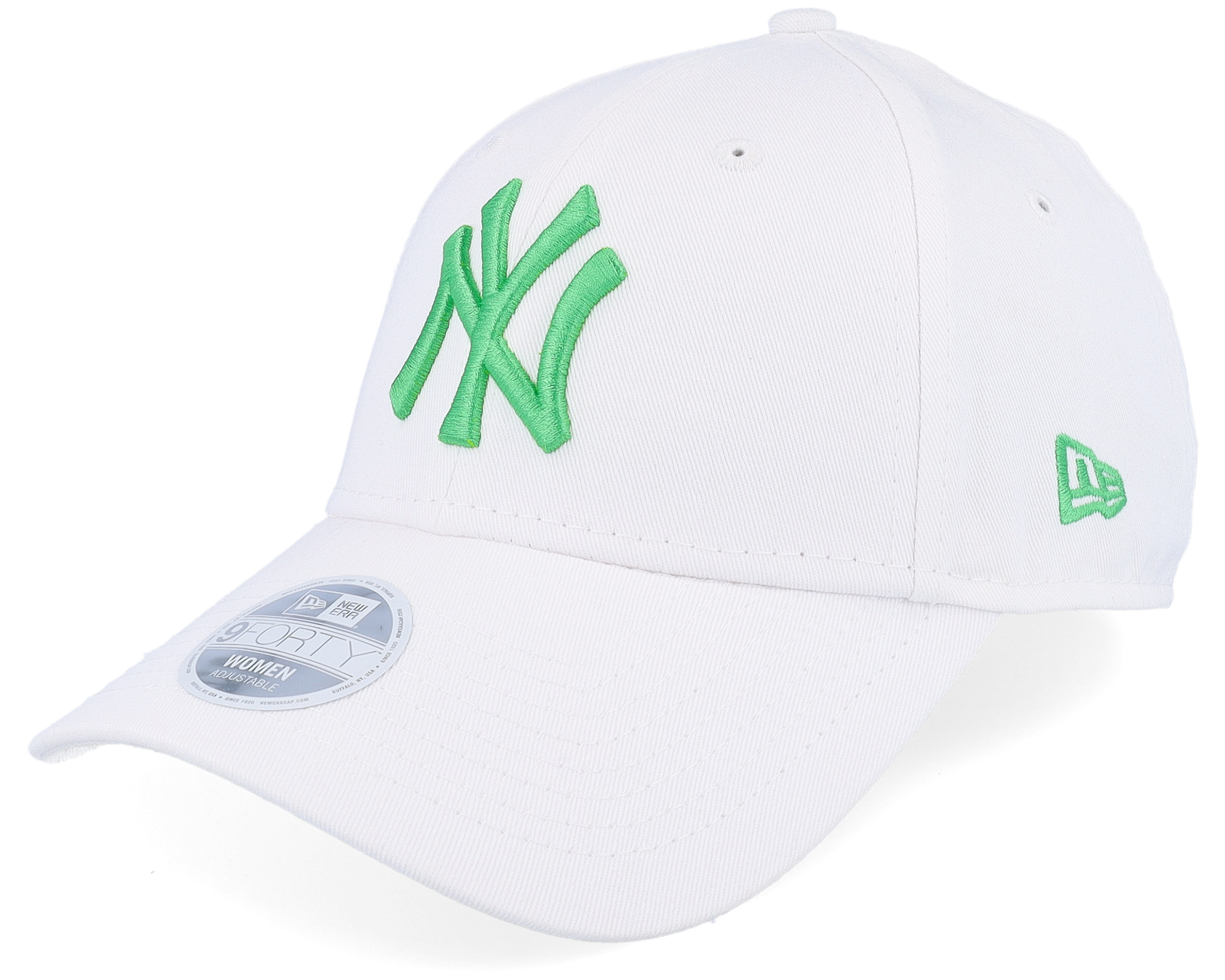 New Era League Essential 9Forty NY New York Yankees Green / White