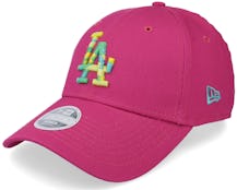 Los Angeles Dodgers Womens Camo Infill 9FORTY Pink Adjustable - New Era