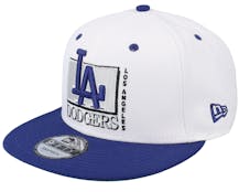 Los Angeles Dodgers White Crown 9FIFTY White/Royal Snapback - New Era